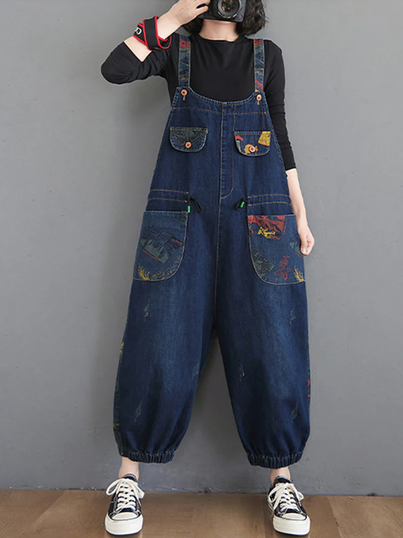 Thunder Of Desire Denim Overall Dungarees - Image 7