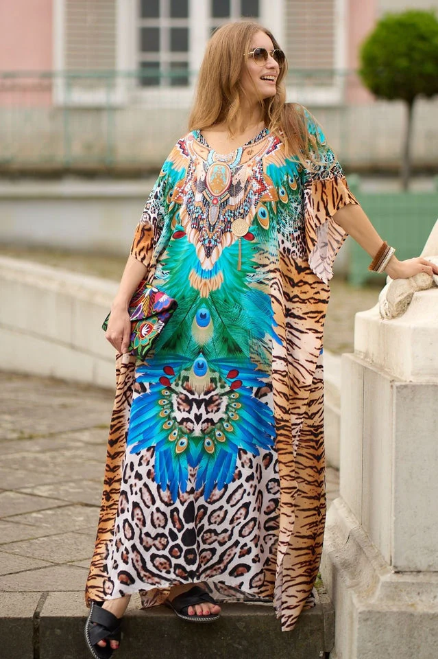 Tie Dye Cover Up Dress (11 Colors) - Image 23