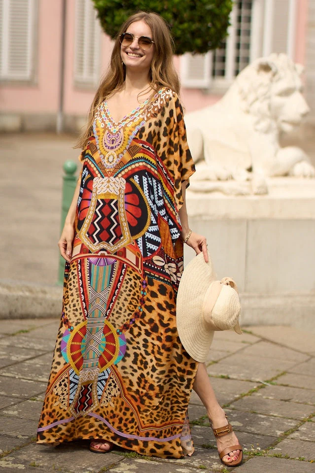 Tie Dye Cover Up Dress (11 Colors) - Image 26