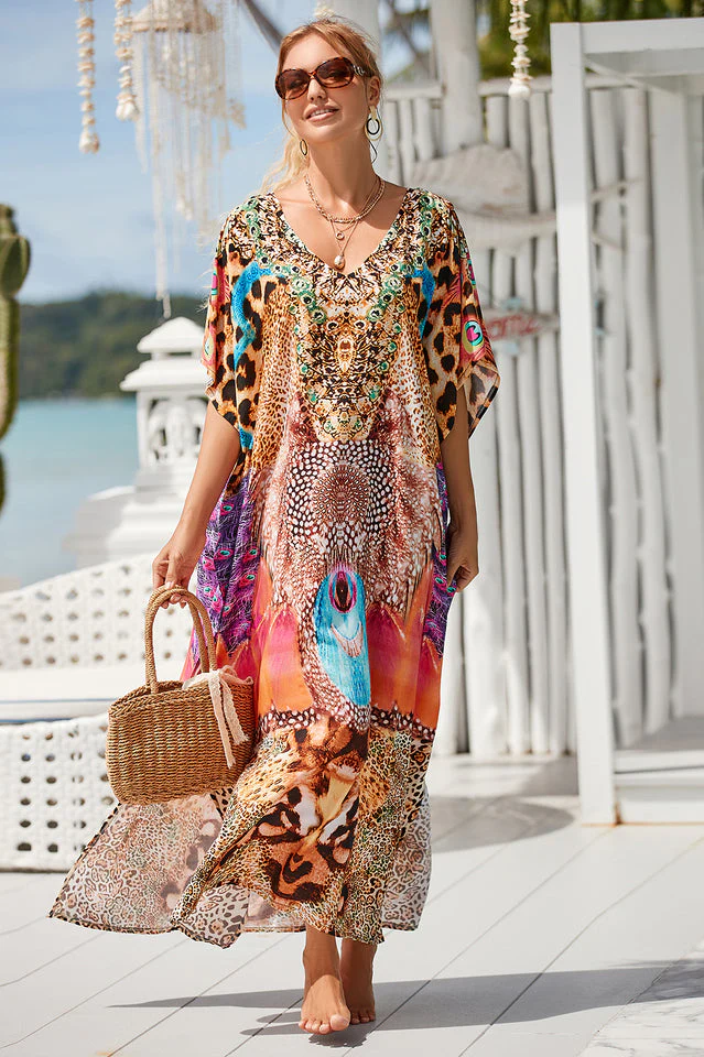 Tie Dye Cover Up Dress (18 Colors) - Image 3