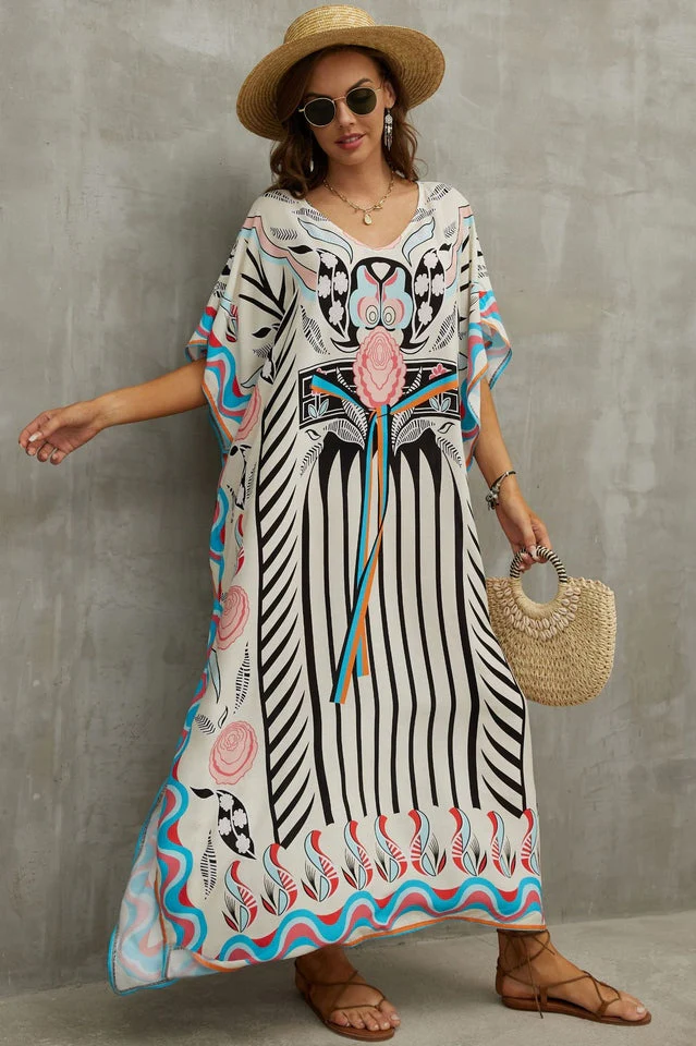 Tie Dye Cover Up Dress (19 Colors) - Image 13
