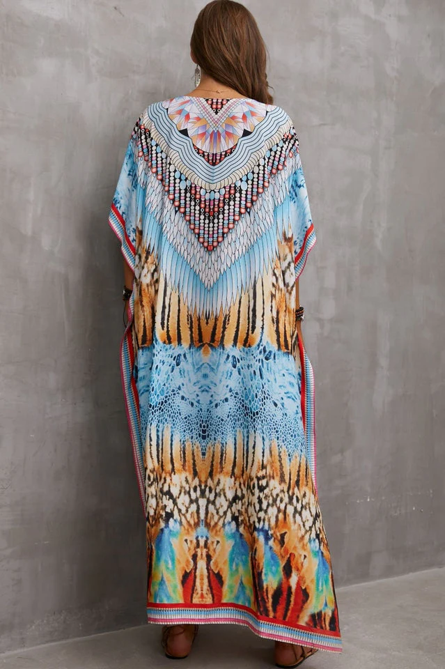 Tie Dye Cover Up Dress (19 Colors) - Image 2