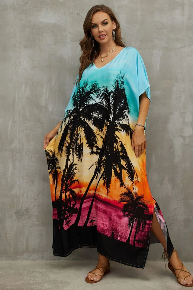 Tie Dye Cover Up Dress (19 Colors) - Image 20