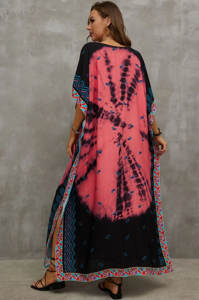 Tie Dye Cover Up Dress (19 Colors) - Image 23