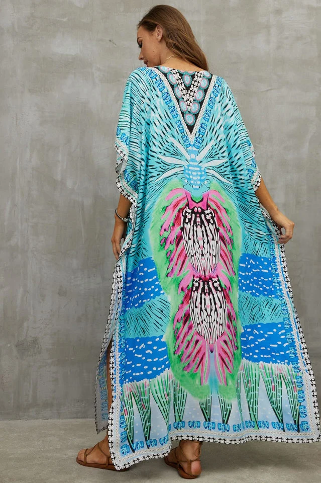 Tie Dye Cover Up Dress (19 Colors) - Image 25