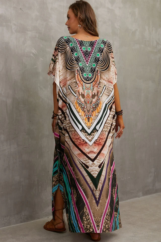 Tie Dye Cover Up Dress (19 Colors) - Image 4