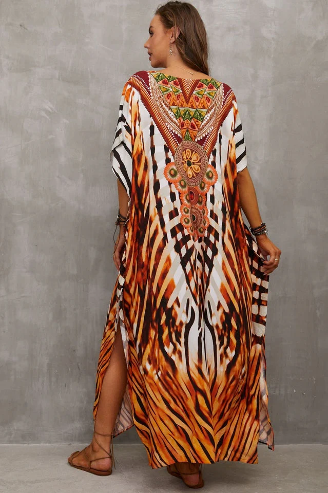 Tie Dye Cover Up Dress (19 Colors) - Image 6