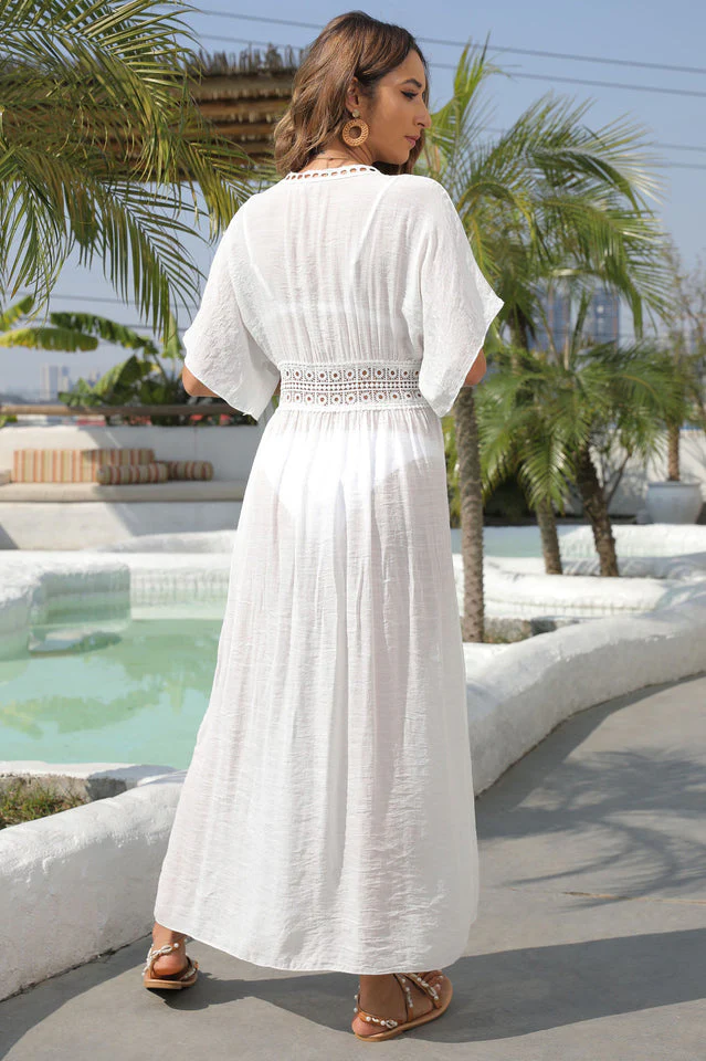 Tied Sheer Cover Up Cardigan - Image 9