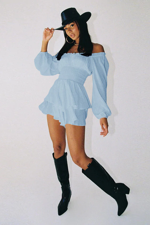 Tiered Swing Skater Romper - Image 17