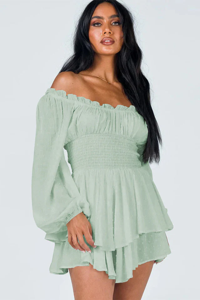 Tiered Swing Skater Romper - Image 21