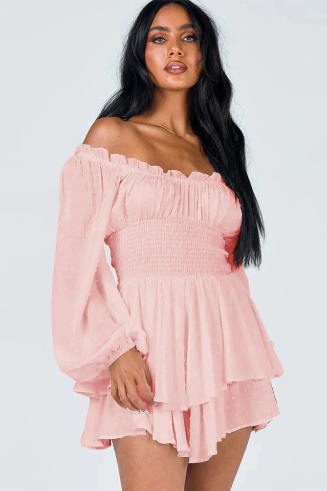 Tiered Swing Skater Romper - Image 32
