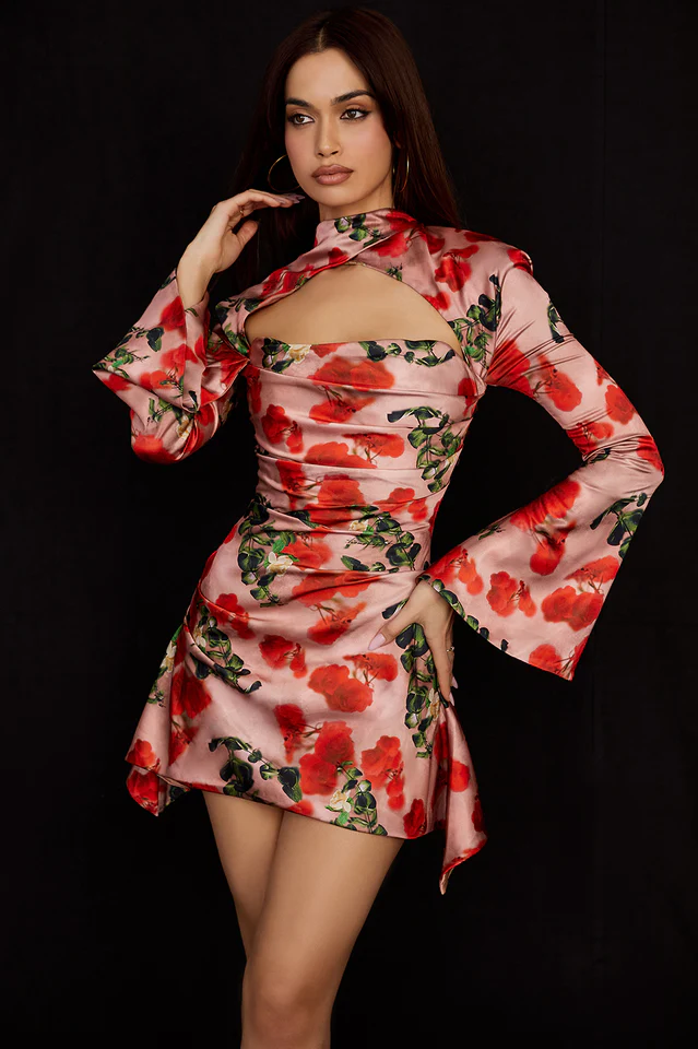 Toira Halter Mini Dress - Image 5