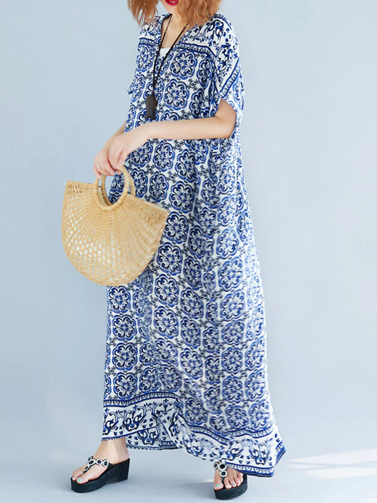 Took A Walk Kaftan Dress - Image 4