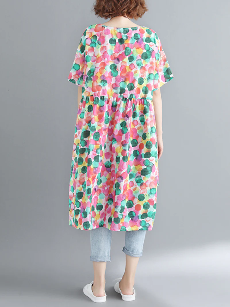 Love is Here Large Size Dots Pattern Tops - Image 5