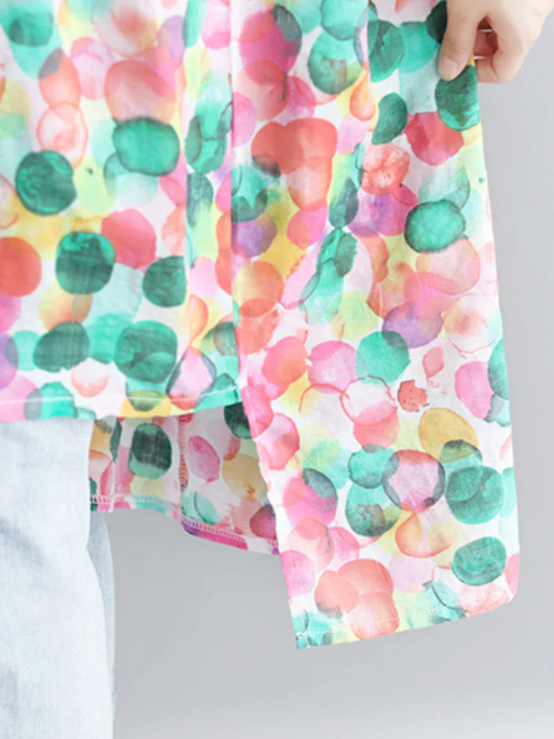 Love is Here Large Size Dots Pattern Tops - Image 7