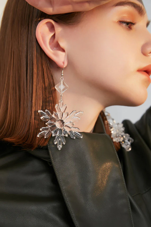 Transparent Snow Earrings - Image 7