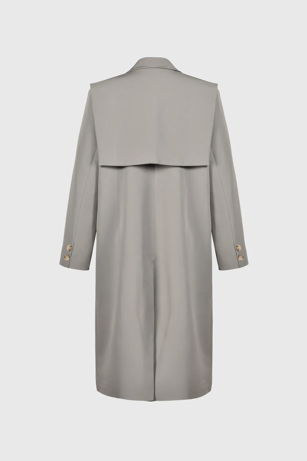 Trenchcoat with Double Layer Detail - Apricot - Image 2