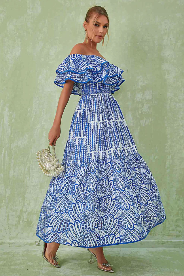 Tulum Off Shoulder Eyelet Dress - Image 4