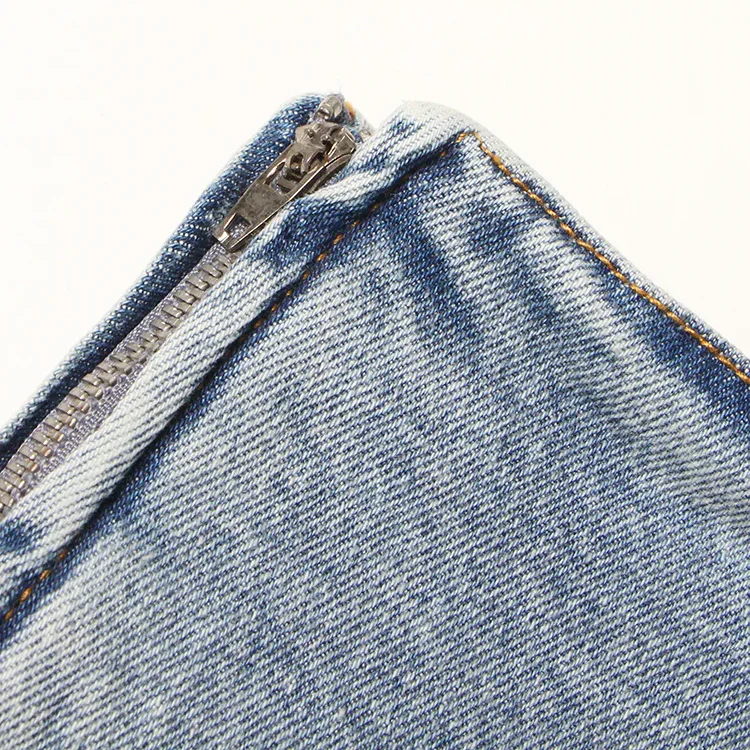 UPSIDE DOWN DENIM Mini Skirt - Image 6