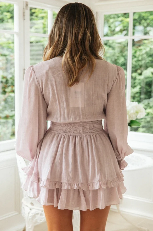 V Neck Summer Mini Dress - Image 7