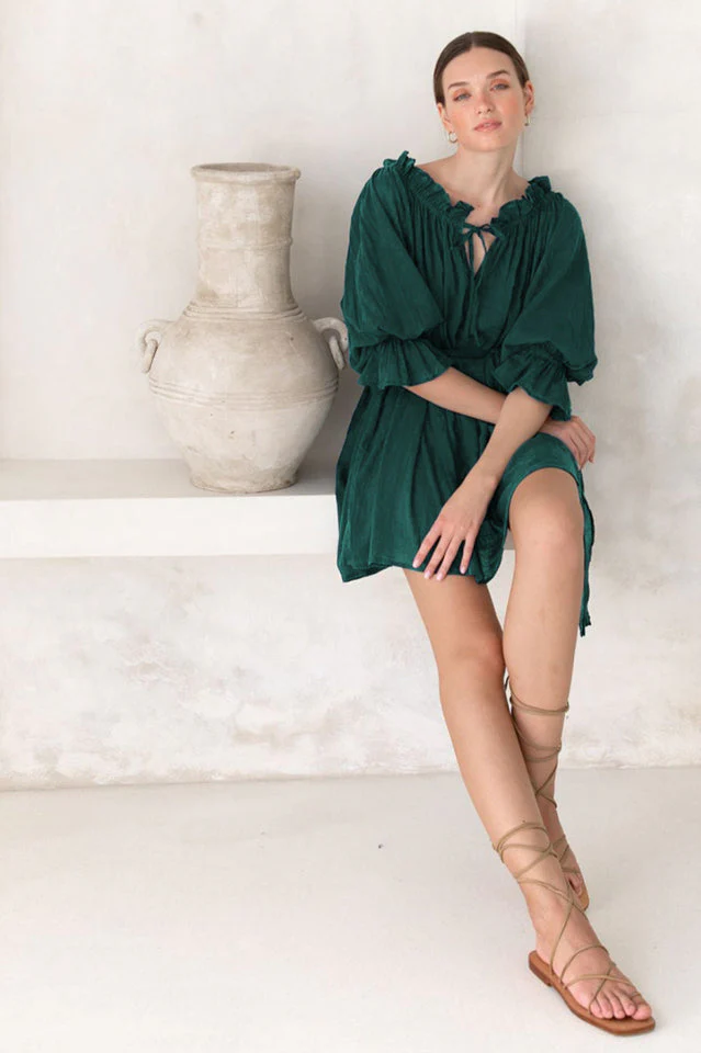 Vacay Off Shoulder Boho Mini Dress - Image 16