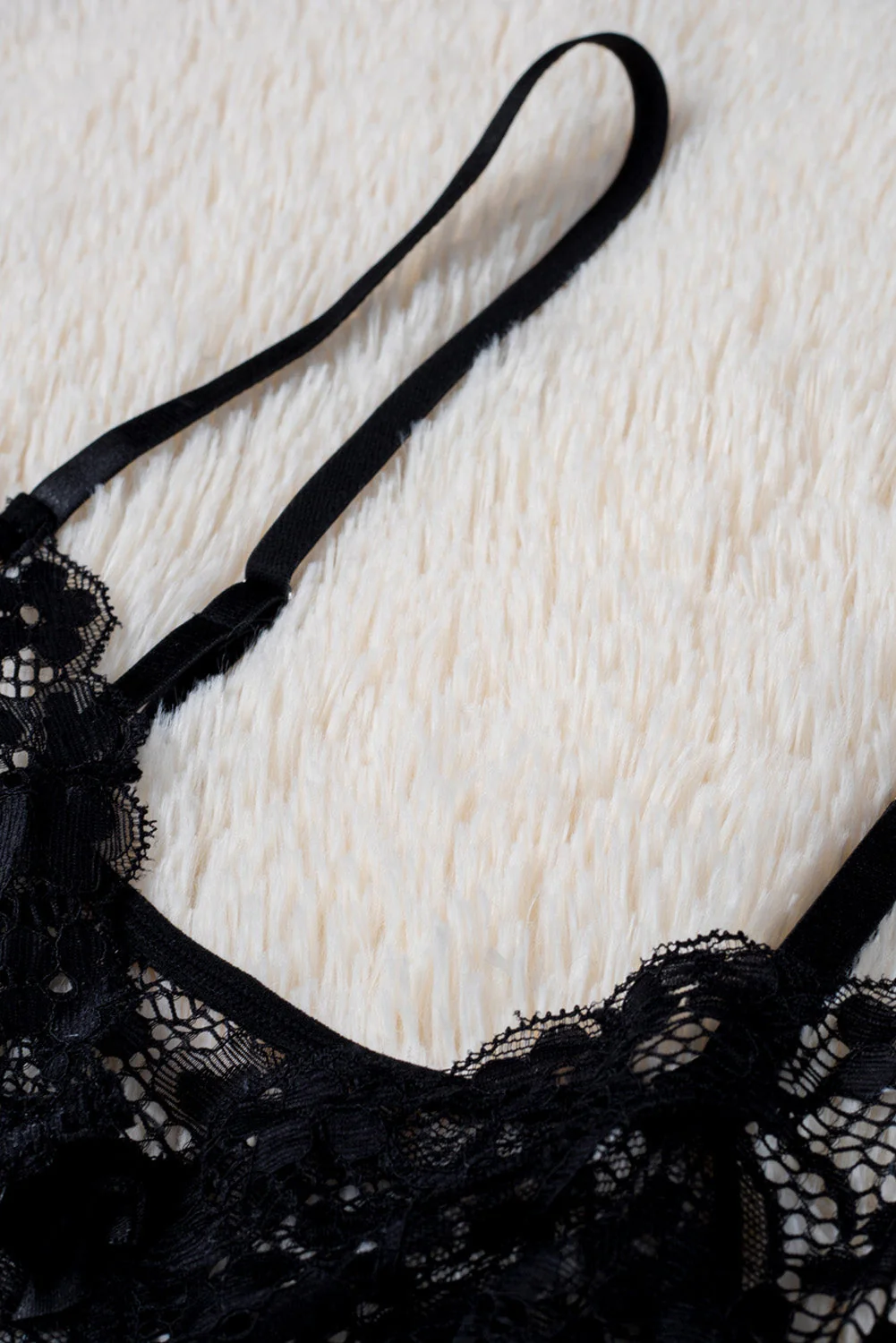 Valentines Lace Bra Tulle Splicing Babydoll - Image 8