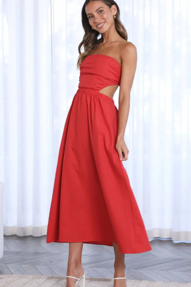 Vella Cutout Midi Dress - Image 10