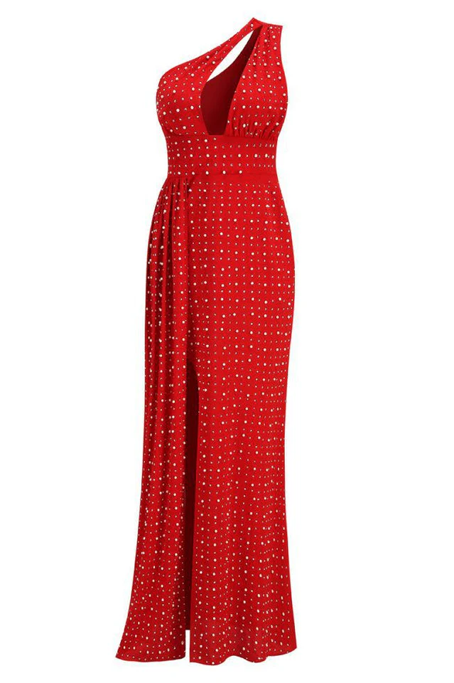 Velma One Shoulder Cutout Maxi Dress - Image 11