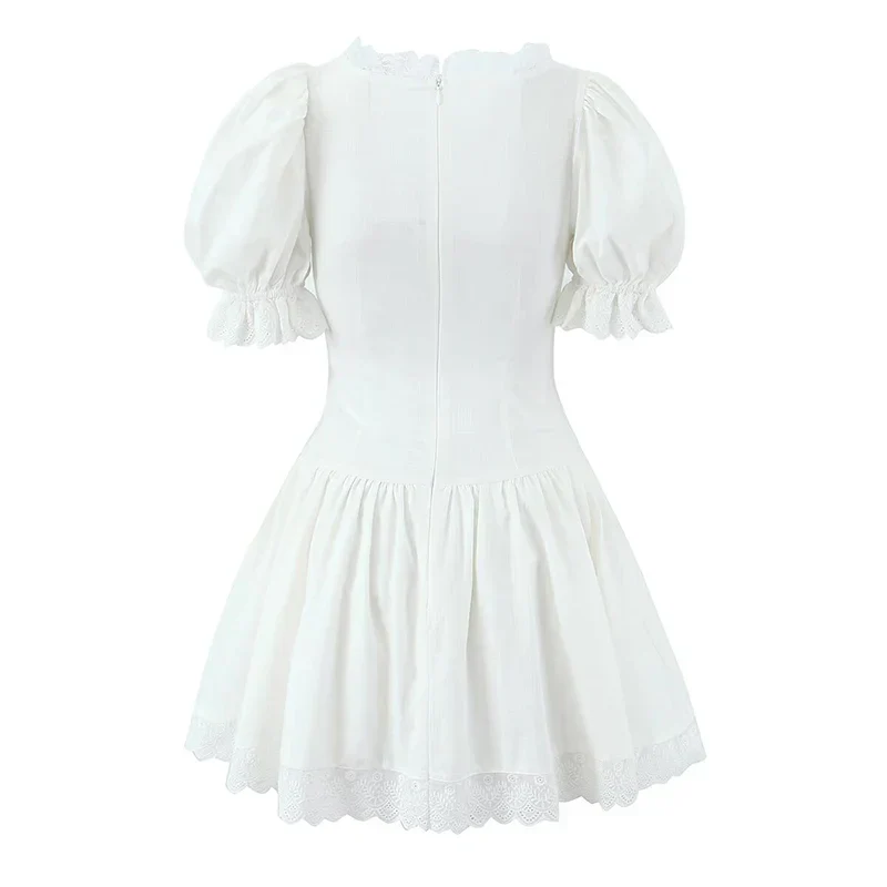 Velvet Cream Dress - Image 2