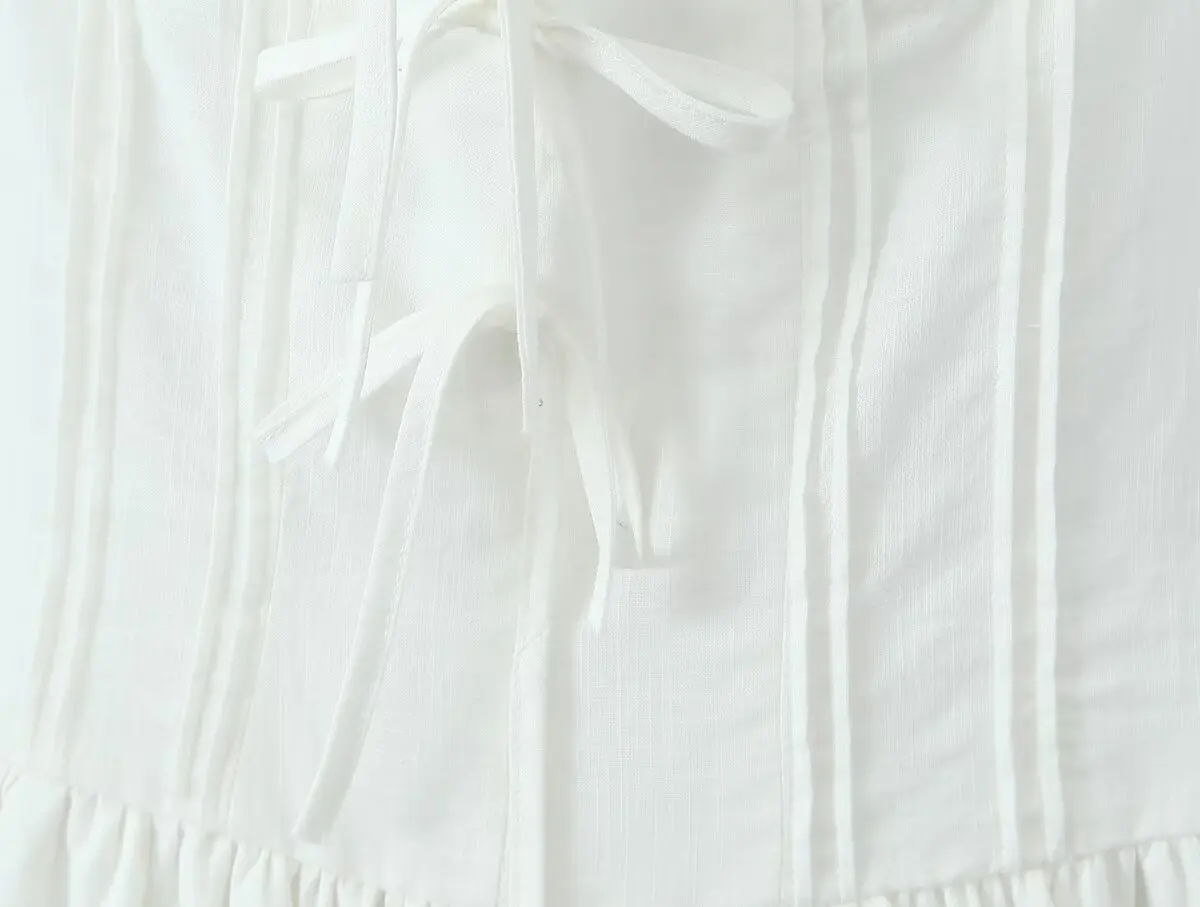 Velvet Cream Dress - Image 4