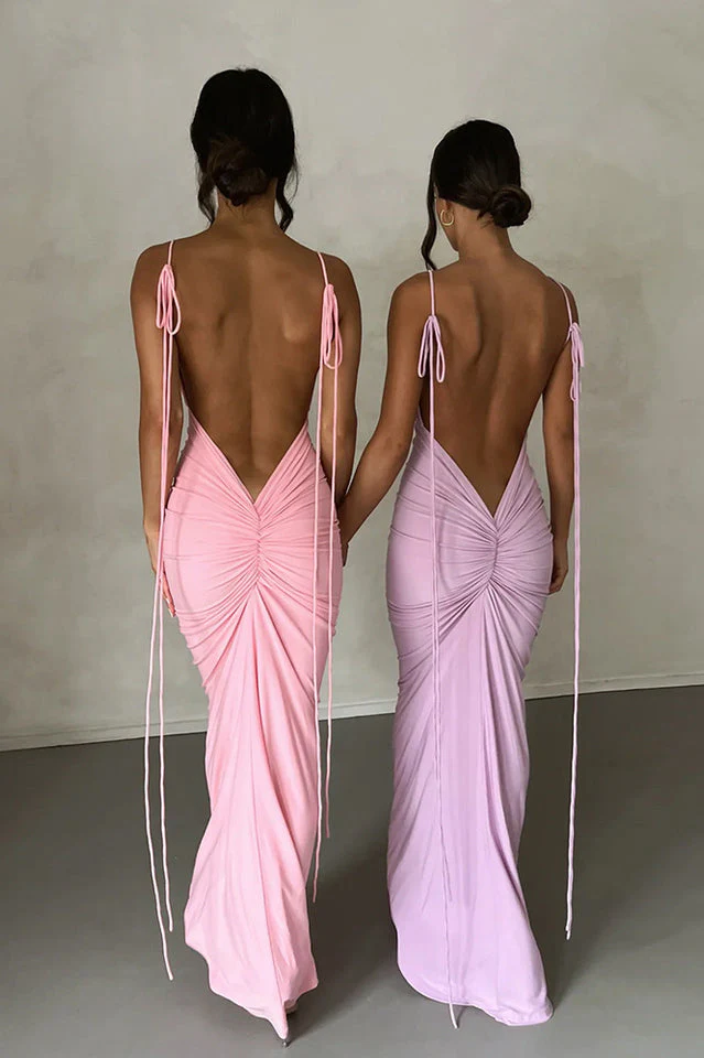 Veronica Backless Maxi Dress - Image 12