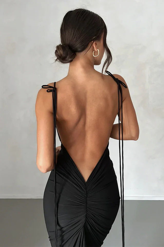 Veronica Backless Maxi Dress - Image 5
