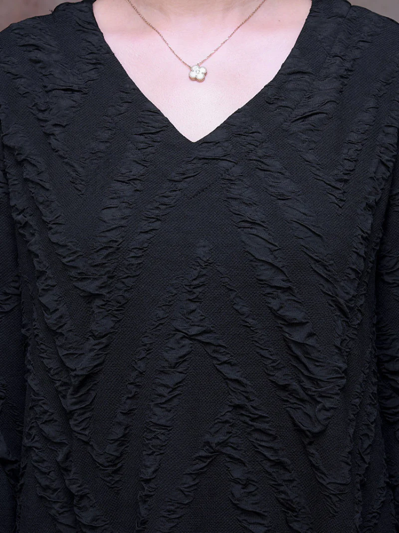 Versatile Charm Loose Large Size Midi Dress - Image 7