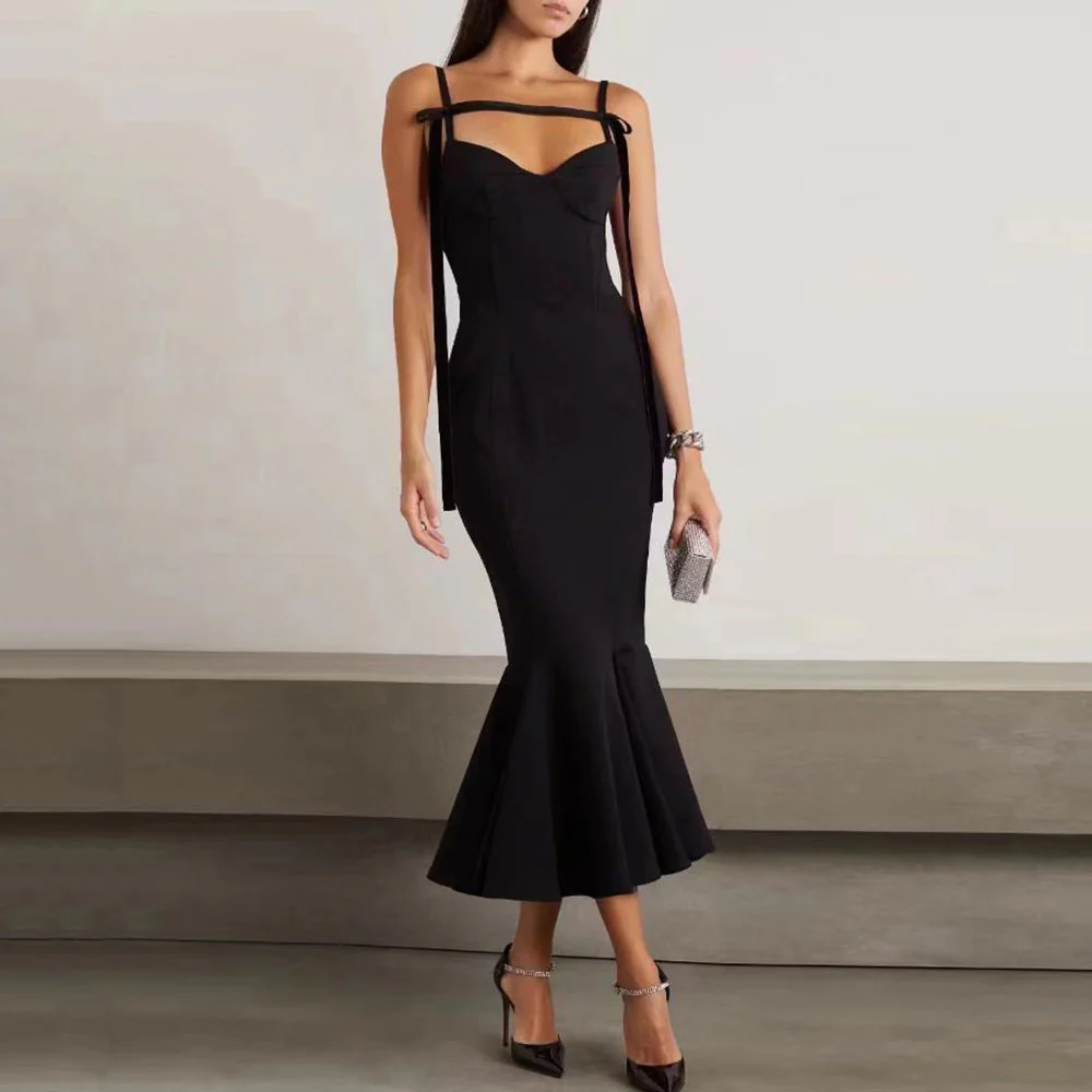 ARINNA PINK FRILLED BOTTOM BODYCON MIDI Dress - Image 11
