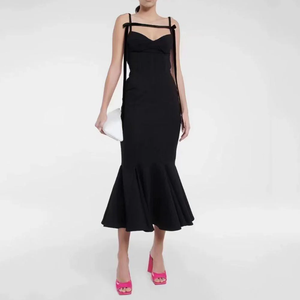 ARINNA PINK FRILLED BOTTOM BODYCON MIDI Dress - Image 7