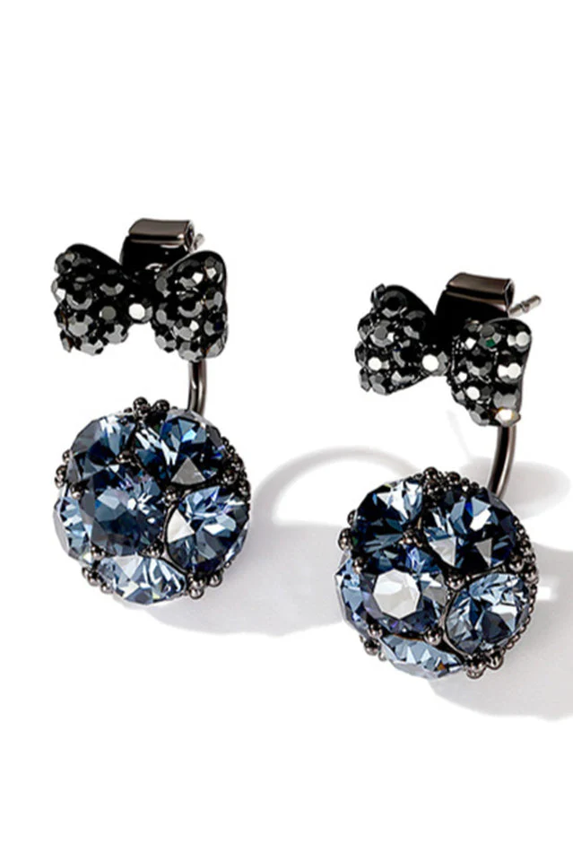 Vintage Bow Stud Earrings - Image 10