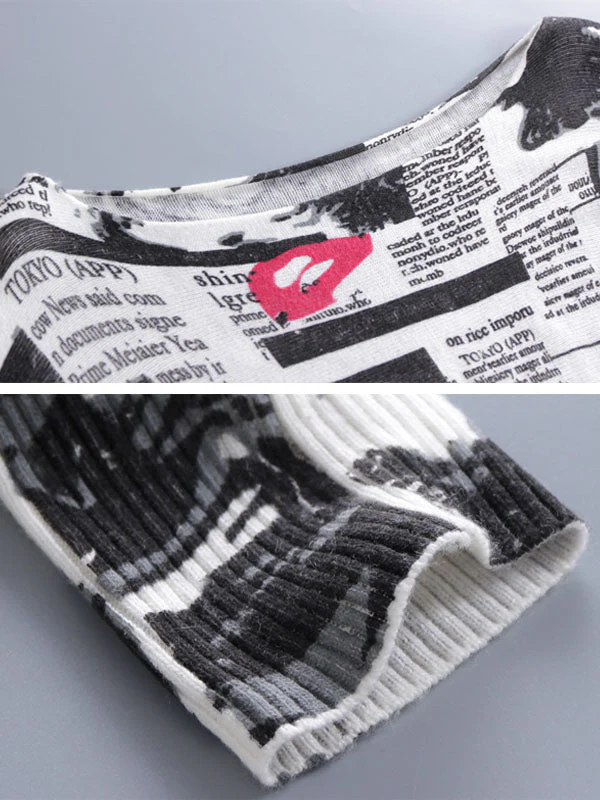 Vintage News Sweater - Image 12