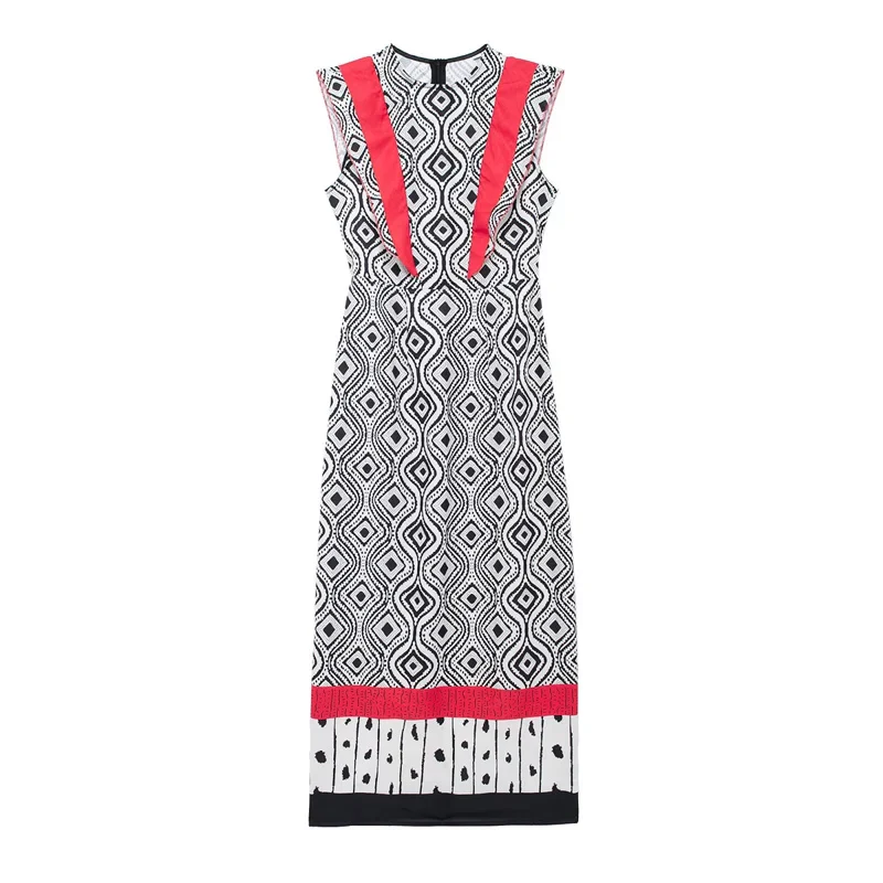 PRINTED FLY SleeveS MAXI Dress - Image 6
