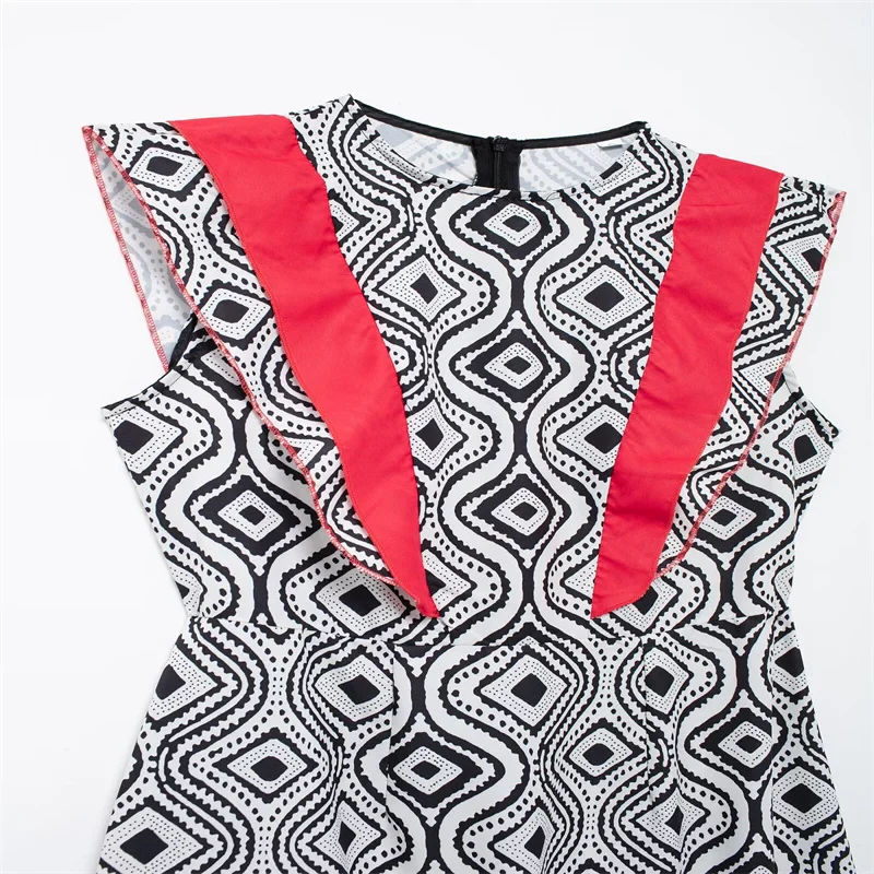PRINTED FLY SleeveS MAXI Dress - Image 9