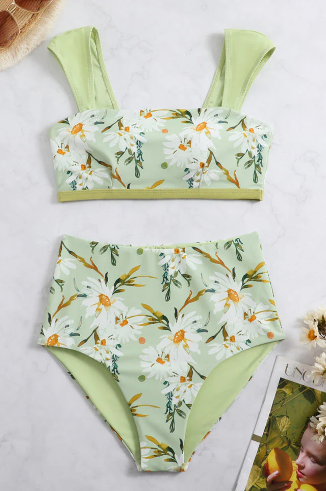 Violet Vintage Square-Neck Bikini Set - Image 7