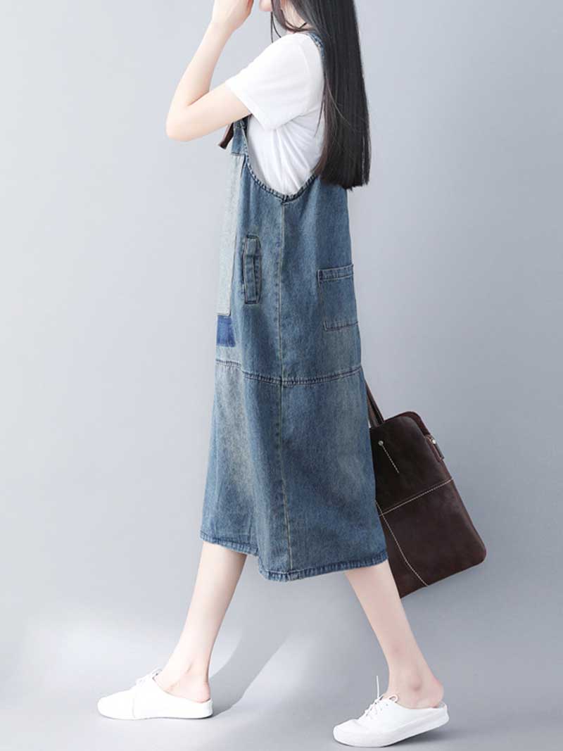 Want Meet You Overall Midi Dress - Image 2