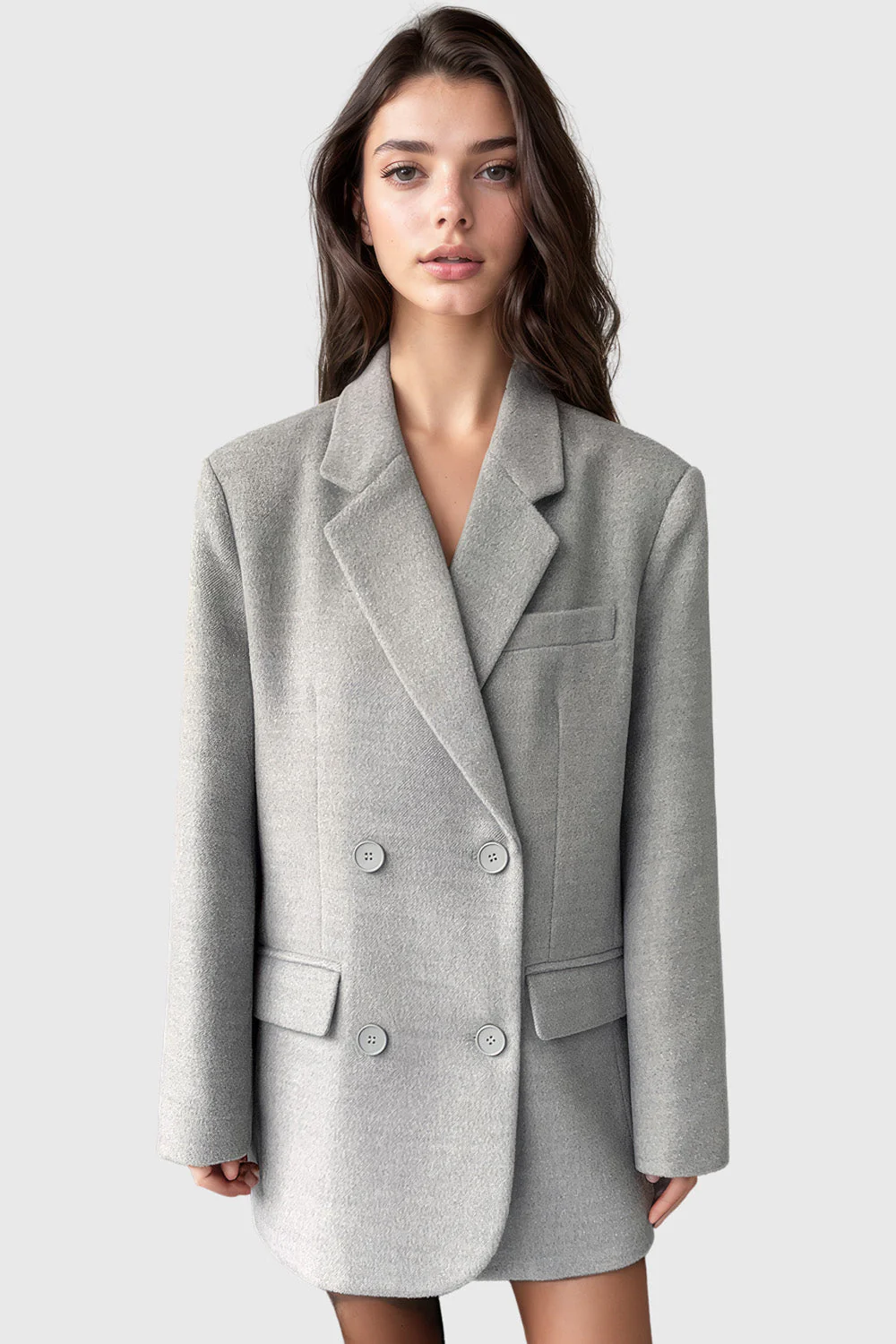 Warm Classic Blazer - Grey - Image 3