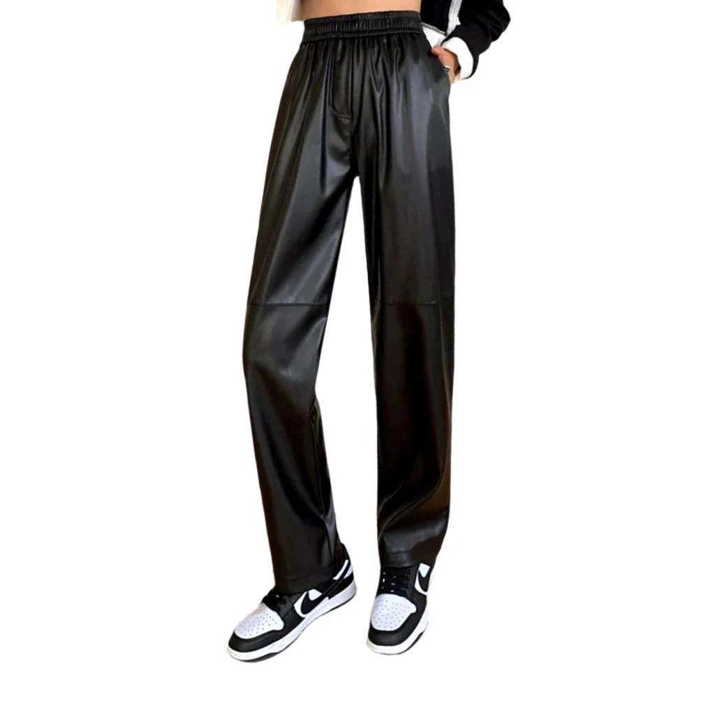 Wax denim pants for ladies - Image 2