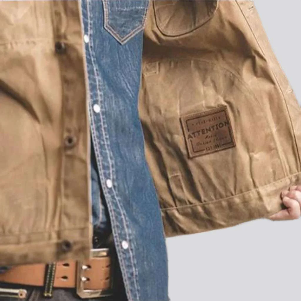 Wax men's jeans jacket - Image 6