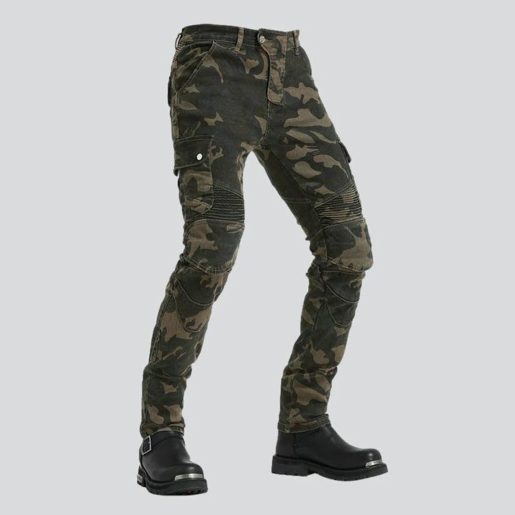 Wear resistant biker denim pants - Image 6