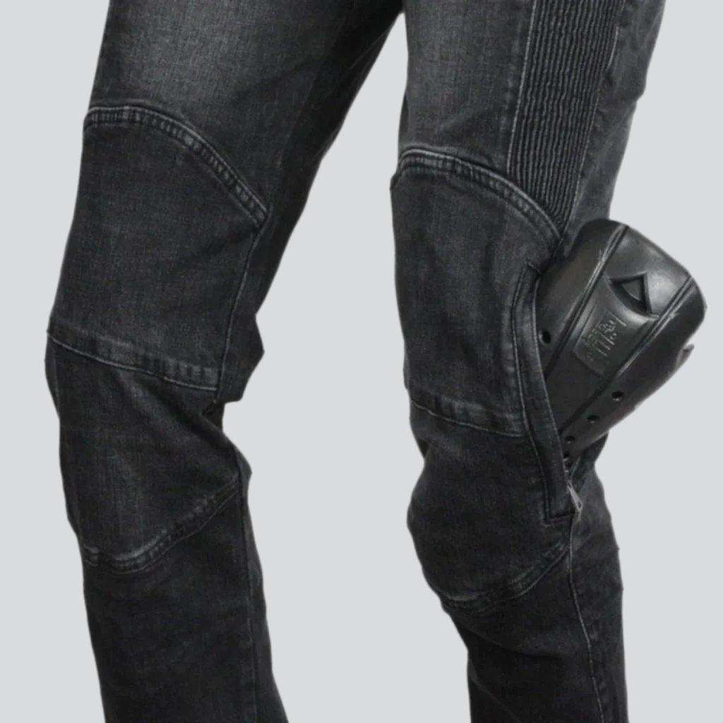 Wear-resistant ladies biker jeans - Image 14
