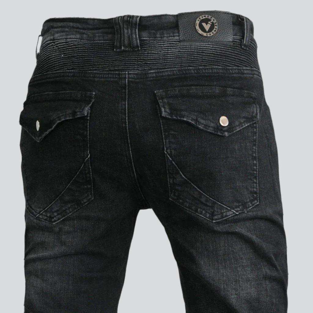 Wear-resistant ladies biker jeans - Image 16