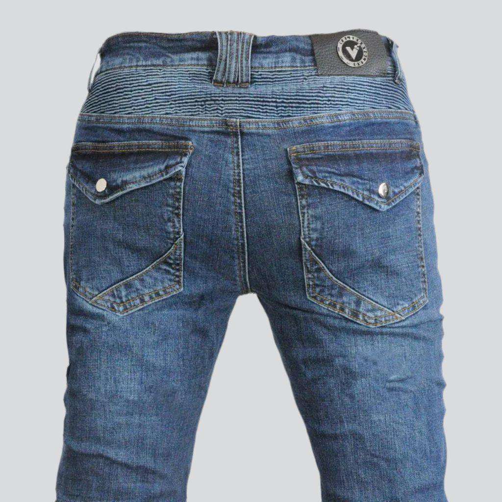 Wear-resistant ladies biker jeans - Image 8