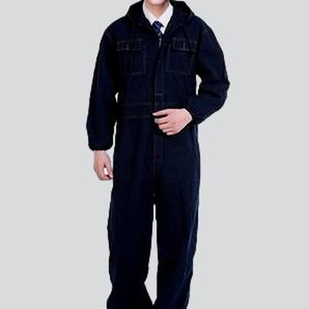 Wear resistant men's denim overall - Image 4