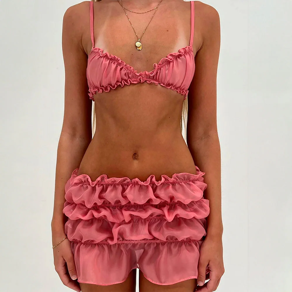 PUSS RUFFLES TOP and Skirt SET - Image 3